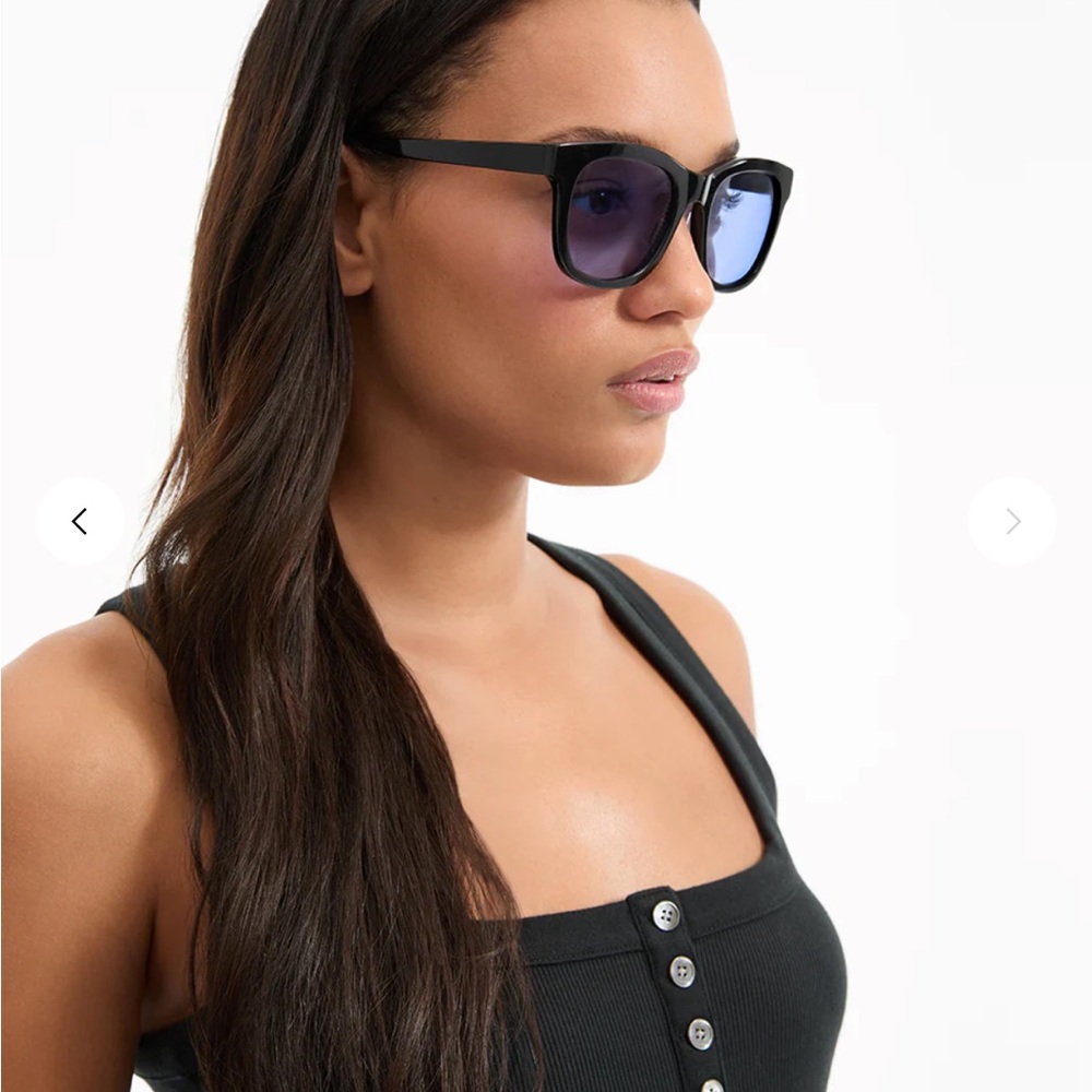 Veronica Beard Black Frame Jane Sunglasses